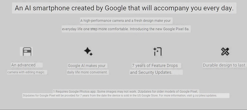Google Pixel 8aの商品情報が大量流出　「auで5月14日から5G機種変更おトク割」まで
