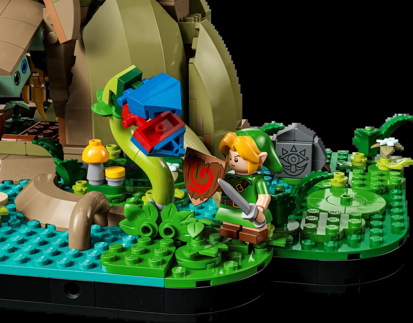 仕掛け満載のレゴ『ゼルダの伝説 デクの樹 2 in 1』BotWと時オカの組み替え式、9月1日発売で予約受付開始
