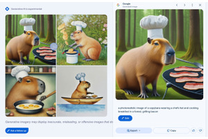 Google検索で直接AIによる画像生成が可能に。米国のSGE登録ユーザー対象 画像