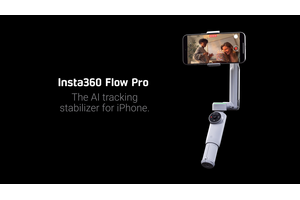 Insta360 Flow Pro発表、iPhoneをAI自動追従カメラにするジンバル＋三脚。Apple DockKitで対応アプリと用途が大幅拡大 画像