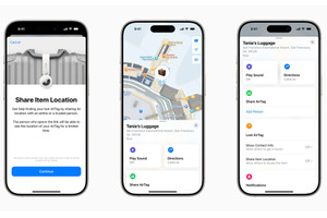 アップル「探す」情報を航空会社などに共有する「Share Item Location」iOS 18.2に導入 画像