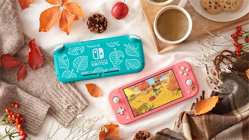 ニンテンドースイッチLite『あつまれ どうぶつの森』セット、しずえ