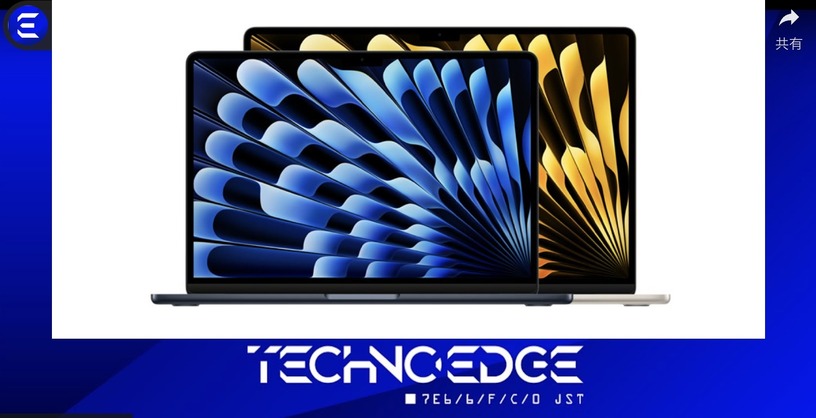 M3 MacBook Air祭りのポッドキャスト第46回、本日（3月11日）正午にライブ配信（TechnoEdge-Side） 画像