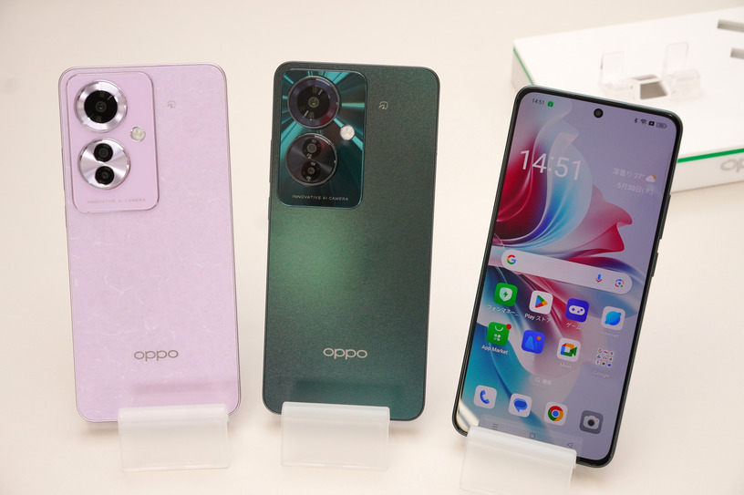 OPPO Reno11 Aハンズオン＆発表会リポート。日本市場特化のベストセラースマホ最新モデル、4万円台で67W超急速充電やおサイフ・防水防塵も (石野純也) 画像