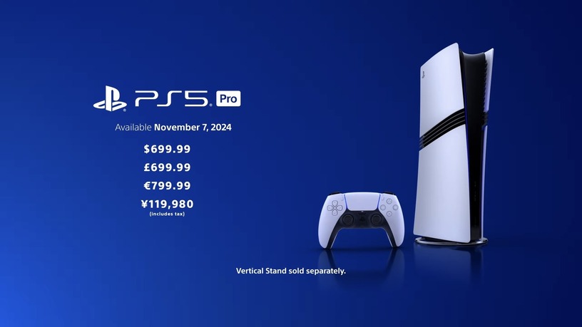 PS5 Pro正式発表。11万9980円で11月7日発売。AI超解像PSSR対応、GPU45％強化で画質とfps両立 画像