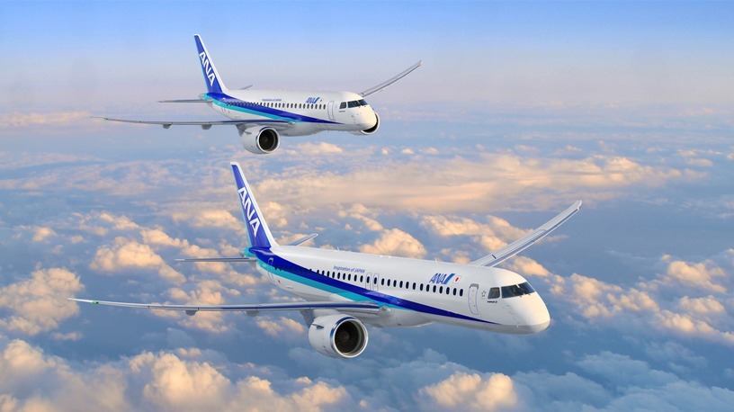 ANAが2兆円で航空機77機を爆買い！ 三菱スペースジェット（旧MRJ）の代替はエンブラエルE190-E2型機に決定 画像