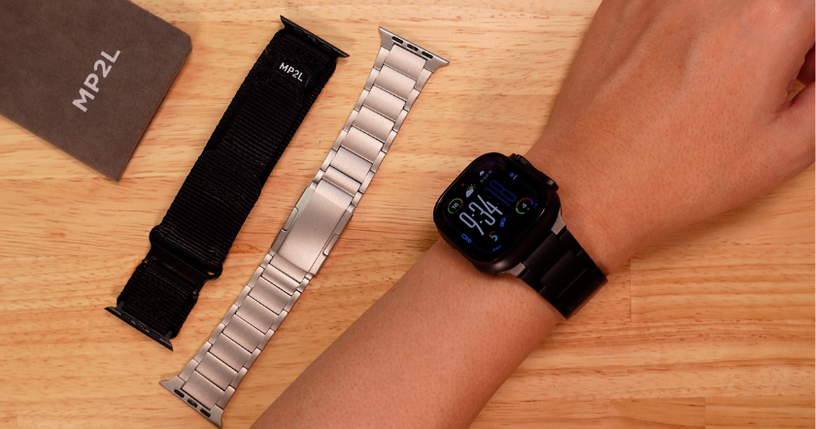 Apple Watchチタンバンド & ナイロンタフバンドの魅力を動画で解説(テクノエッジ購買部) 画像