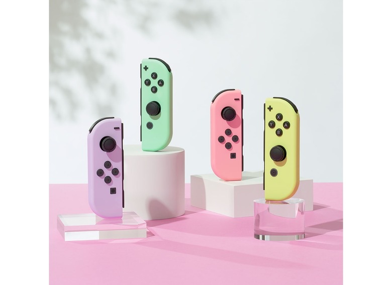 Nintendo Switch Joy-Conにパステルカラーの新色二種。ピンク ...
