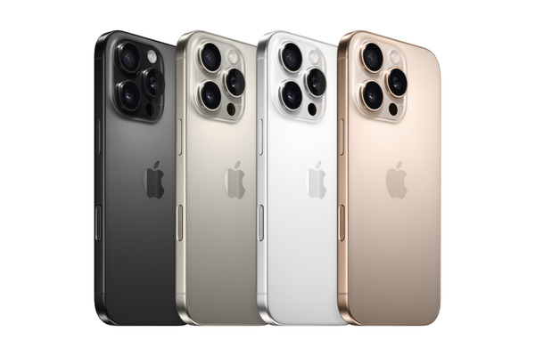 Apple iPhone 16 Pro / Pro Max発表、15万9800円から。歴代最大画面に「カメラコントロール」新設、A18 ProでAI性能大幅強化 画像