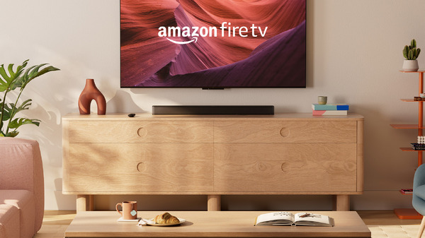 アマゾンのサウンドバー Fire TV Soundbar Plus発売、8000円オフの期間限定セール。Dolby Atmos対応、セリフ強調や夜間モードも 画像