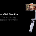 Insta360 Flow Pro発表、iPhoneをAI自動追従カメラにするジンバル＋三脚。Apple DockKitで対応アプリと用途が大幅拡大