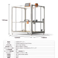 80×80×100cmの巨大3Dプリンタ、日本でもクラファン開始。自分が買ったのと同じ低価格で買える？（CloseBox）