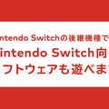 Nintendo Switch後継機はスイッチ互換、Switch Onlineサービスも対応。任天堂が公表