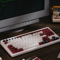 ファミリーベーシック風のレトロメカニカルキーボードを8BitDoが発売。巨大ABボタン付属、NESカラーも用意