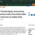 SUSE、筆頭株主の意向により上場廃止し、長期的戦略の実行に集中へ。RHEL互換Linux開発に取り組み中