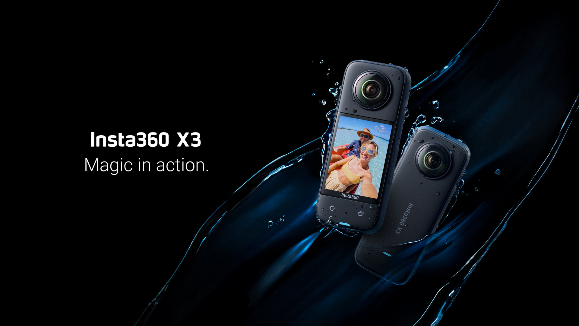 Insta360 X3発表。360度アクションカメラが大型センサやタッチ画面で
