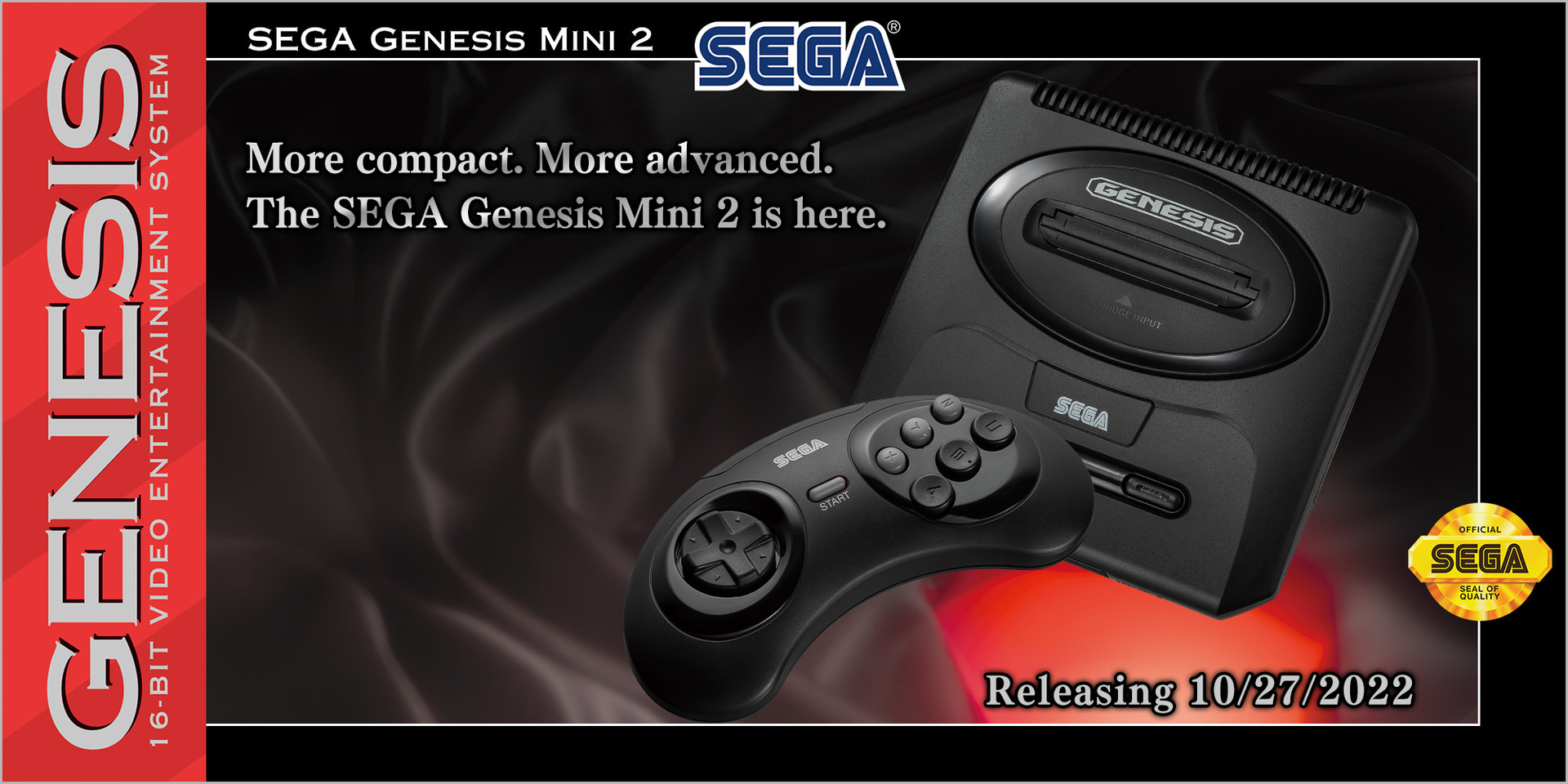 メガドライブミニ2北米版『SEGA Genesis Mini 2』予約再開、10月27日 