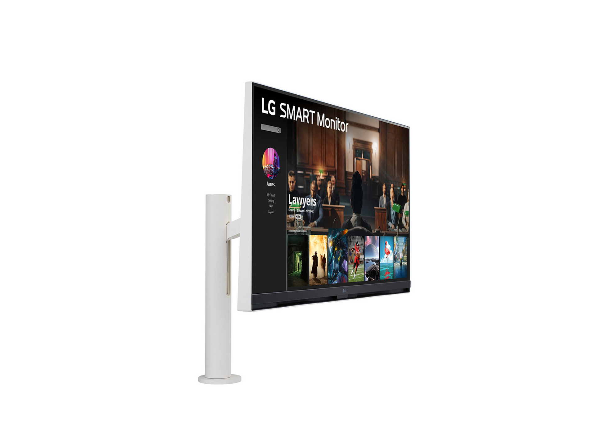 LGエレクトロニクス(LG) 32SQ780S-W LG SMART Monitor 31.5型 4KwebOS