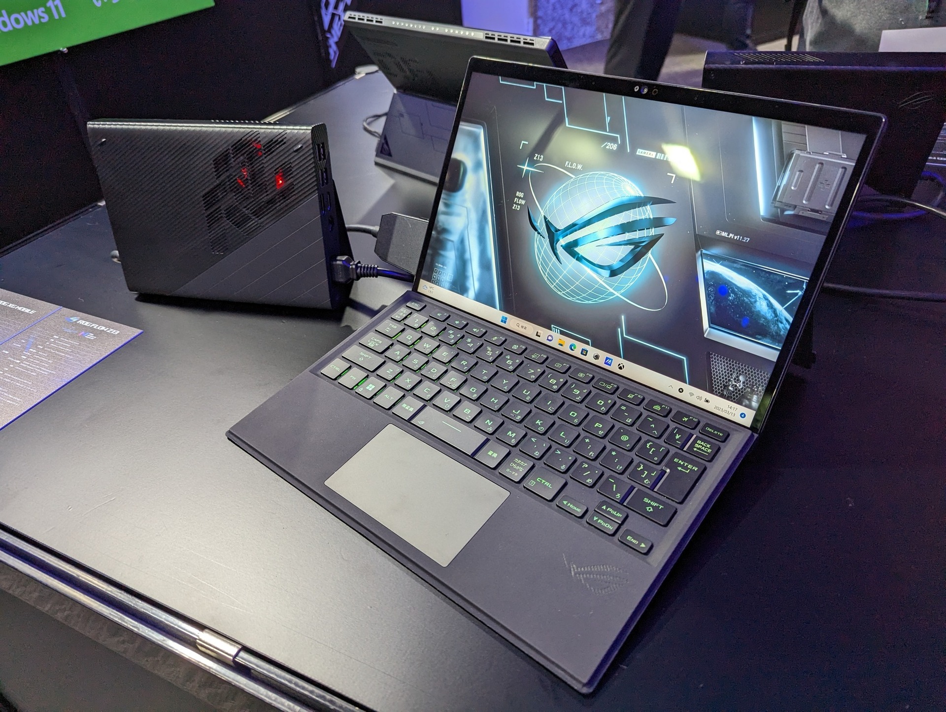 ASUS、ROG Flow Z13発表。第13世代Core i9にRTX 4060搭載の13.4型