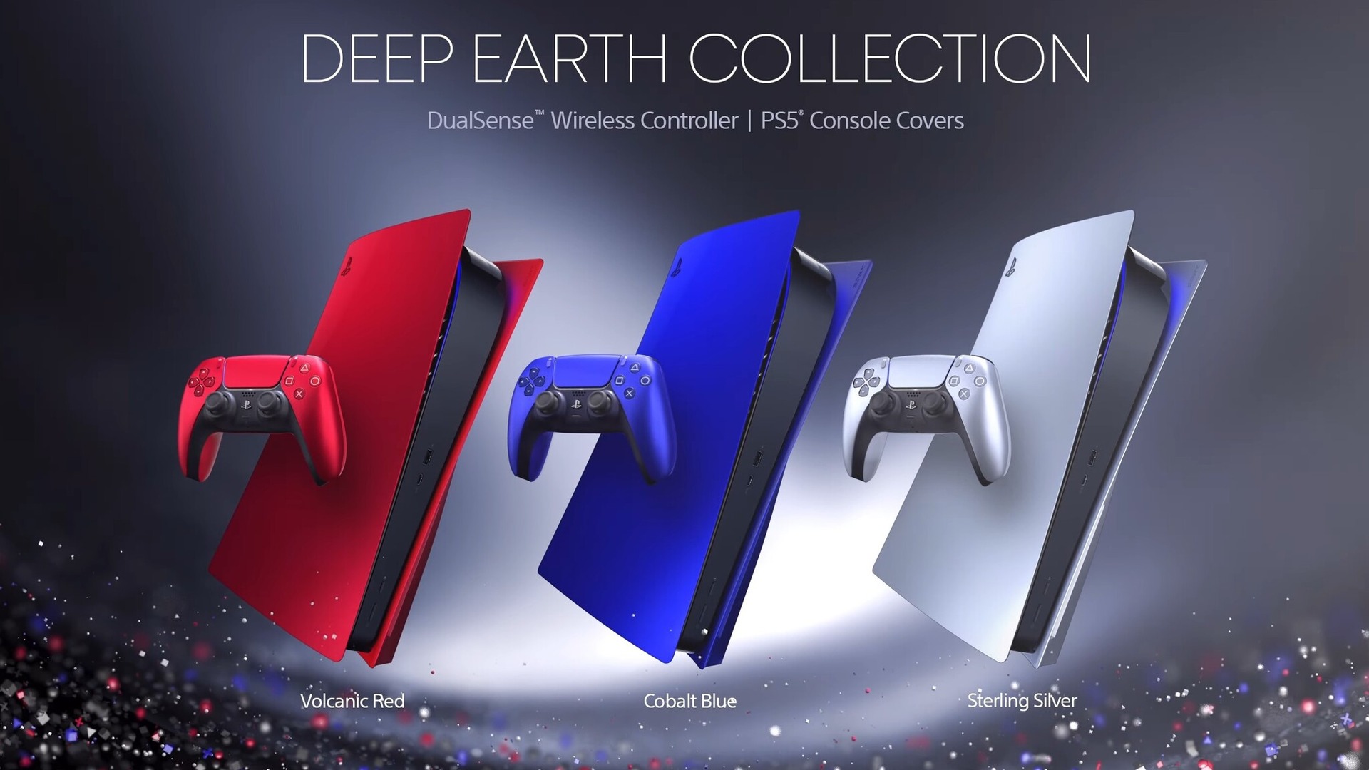 PS5にメタリックな新色アクセサリ『Deep Earthコレクション』光沢