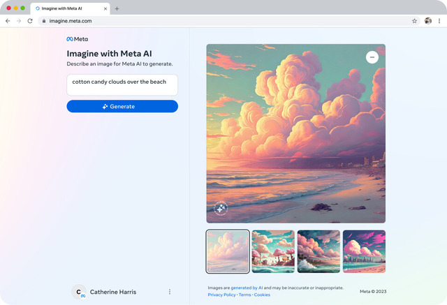 Meta、AIで写真の上下を生成して縦長にする機能・画像生成AIのウェブサービスなど公開。見えない電子透かしを追加