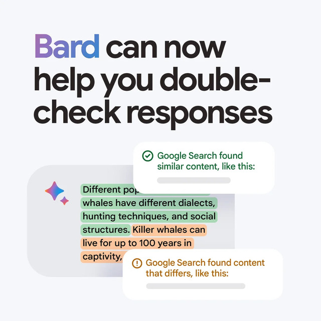 Googleの会話AI『Bard』、賢いGemini Proが日本語でも利用可能に。回答のダブルチェックも対応