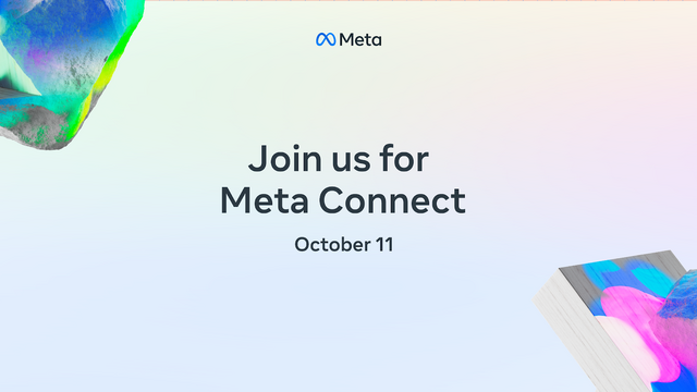 次世代VRヘッドセットQuest Pro(仮)は10月11日発表。Meta Connectイベント開催