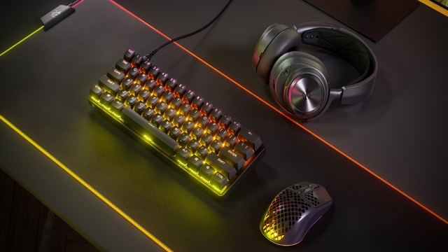 「世界最速キーボード」にHHKB系高級小型版SteelSeries Apex Pro Mini発表。無線兼用モデルも