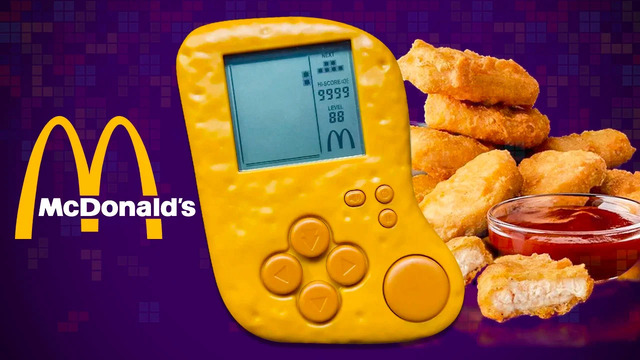 中国マクドナルドがチキンナゲット型の『テトリス』専用ゲーム機発売。完全正規ライセンス製品