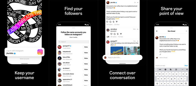 MetaのTwitter代替アプリThreadsは7月6日配信、事前登録中。Instagramでログインやフォロワー追加も
