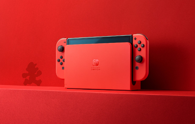 ニンテンドースイッチ有機ELモデルに真っ赤な『マリオレッド』10月6日発売。予約受付開始