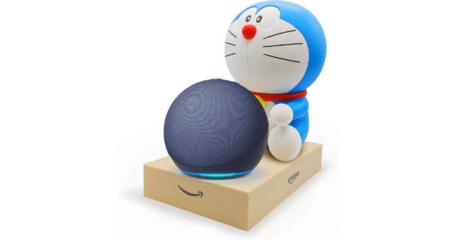 Amazon Echo Dot / Pop用ドラえもんスタンド発売、限定ボイス30種入り。ドラえもん時報Alexaスキルも無料公開