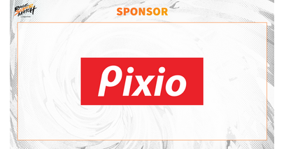 Pixioが「RAGE SUPER MATCH Powered by Rakuten Optimism」に協賛。大人気のパステルカラーモニターなどを取り入れた特設ブースをトータルコーディネート