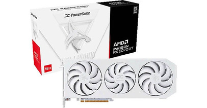 PowerColorから、Radeon RX 9070 XT ホワイトカラーのトリプルファン搭載のグラフィックボード『RX9070XT 16G-L/OC/WHITE』を発売